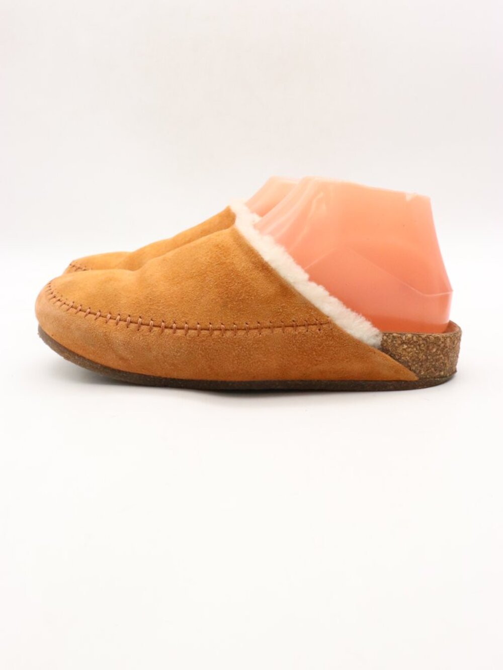 Jenni Kayne Shearling Lined Women's Size EU 38 Brown Slip On Moc Clogs - Picture 4 of 10